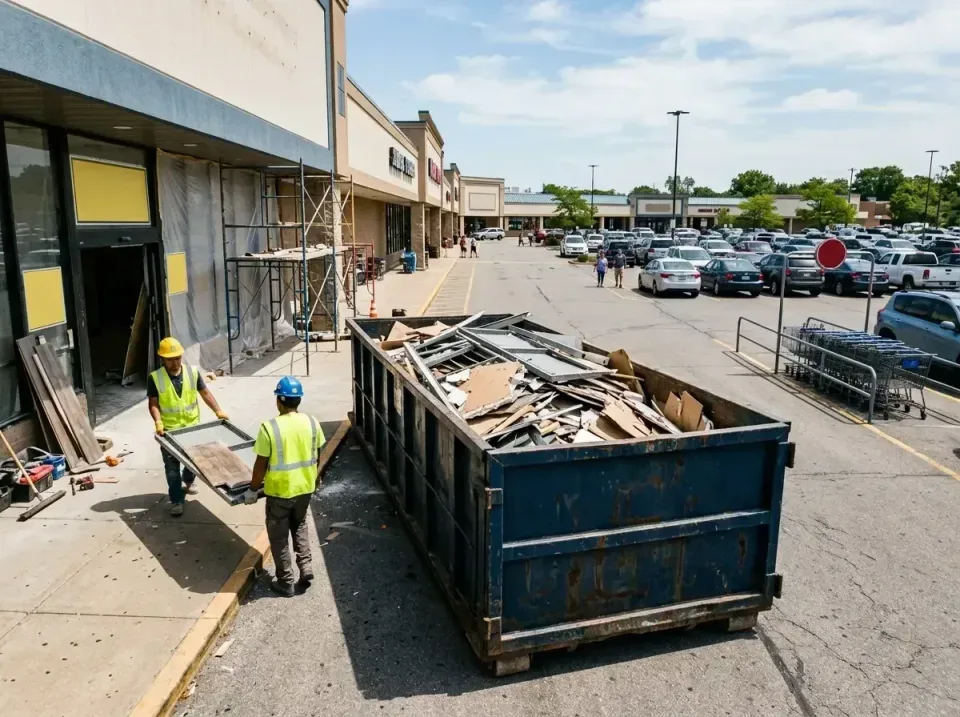 retail-store-renovation-debris-003 — frequently asked questions, Roll-off Dumpster Rentals in Roseville, MI